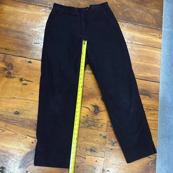 Faconnable women’s navy corduroy trouser pants size 12 - Picture 3 of 8
